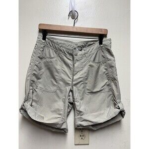 The North Face Horizon 2.0 Roll Up Short Womens 6 Beige Hiking Outdoors Nylon
